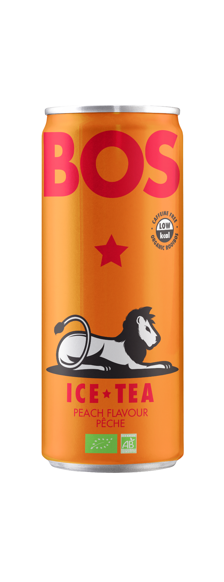 BOS Rooibos Ice Tea - Peach 250ml can