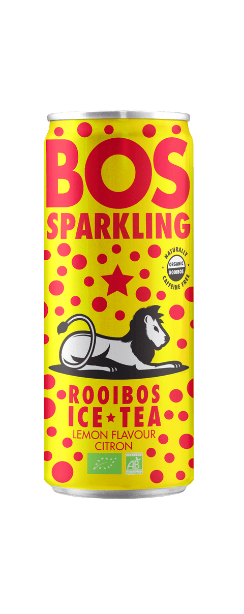 BOS Rooibos Ice Tea - Sparkling Lemon 250ml can